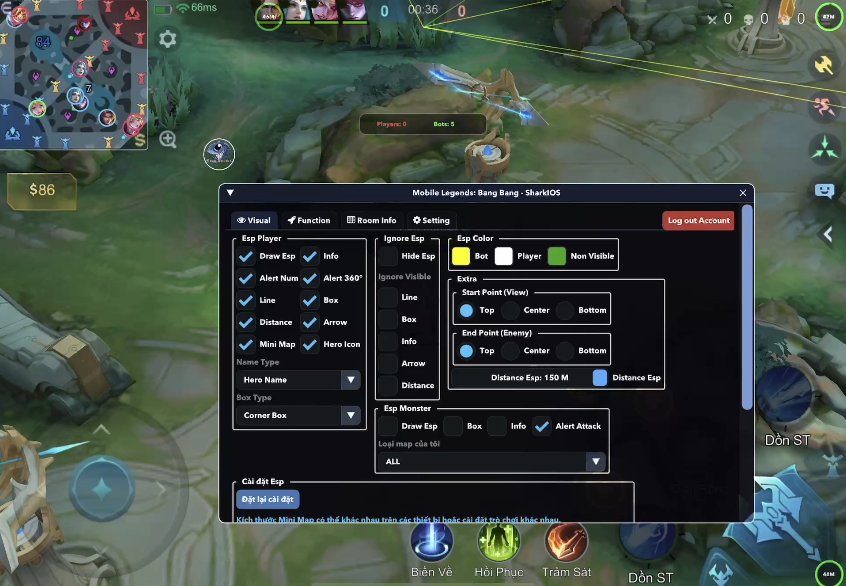 <b>HACK MAP MOBILE LEGENDS  IOS NON JB - HACK MAP ĐẲNG CẤP</b>