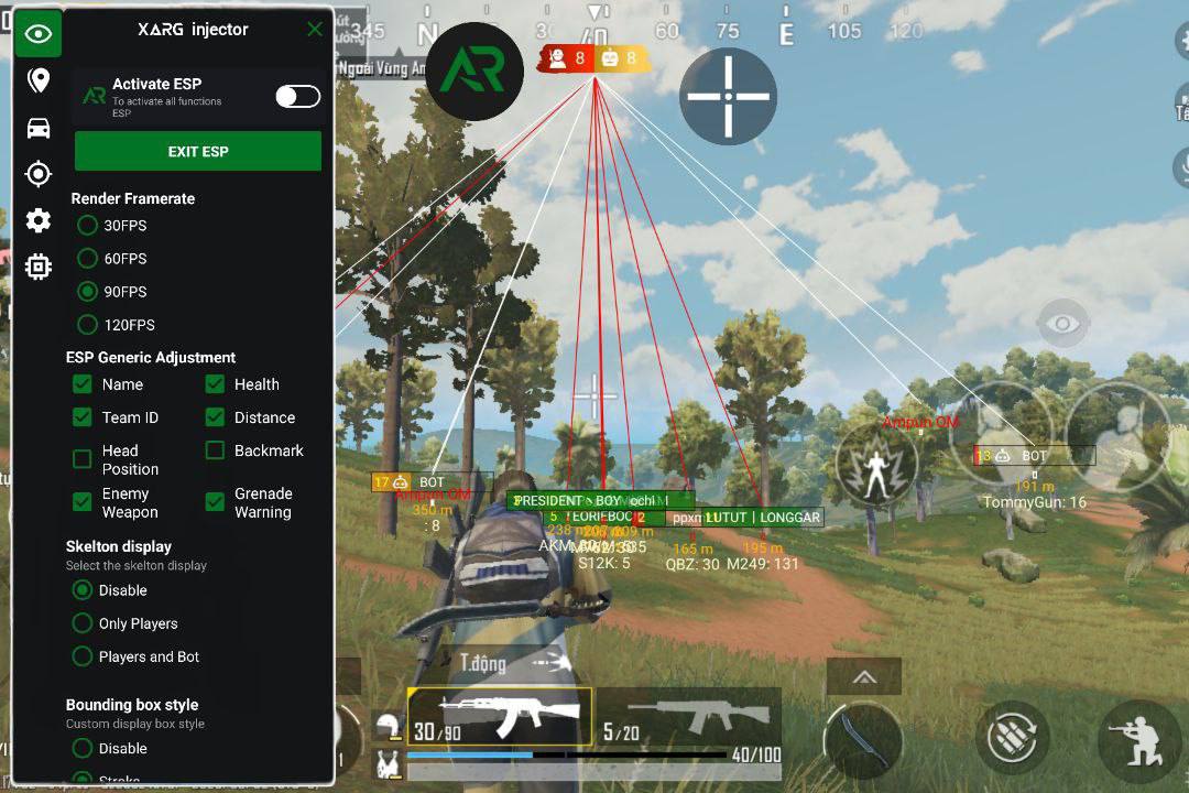 [<b>ANDROID NO ROOT</b>] BẢN VIP- HACK PUBG XARG- AIMBOT CHO ANDROID