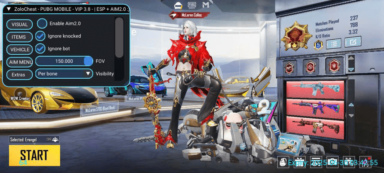 [<b>ANDROID NO ROOT</b>] BẢN VIP- HACK PUBG ZOLO- AIMBOT CHO ANDROID